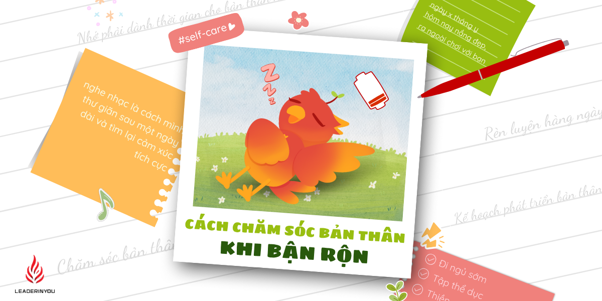 Chăm sóc bản thân khi bận